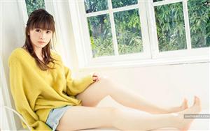 Japenese Model Mio Yuki looks hot in  shorts